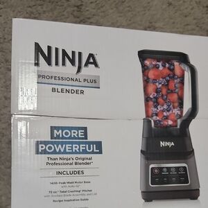 Ninja Professional Plus Blender with Black and Silver Accents